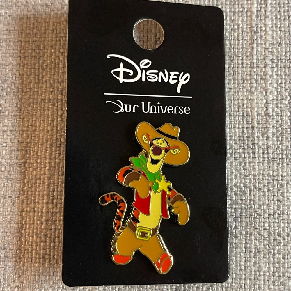 Our Universe Disney Winnie the Pooh Tigger Western Enamel Pin